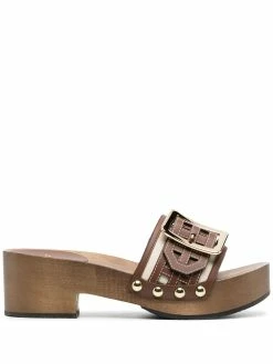 Bally sandales à détail de boucle