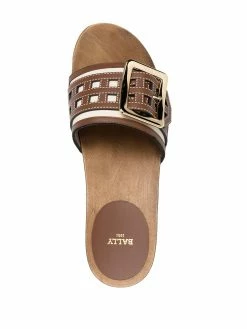 Bally sandales à détail de boucle
