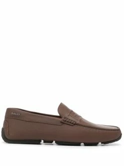 Bally mocassins en cuir à logo embossé