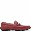 Bally mocassins en cuir à bout carré