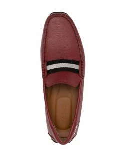 Bally mocassins en cuir à bout carré