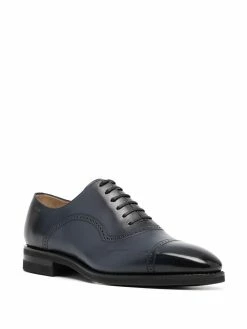 Bally chaussures oxford en cuir à détails de perforations