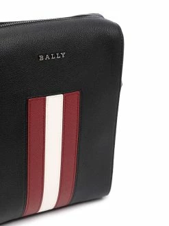 Bally sac à bandoulière rayé en cuir