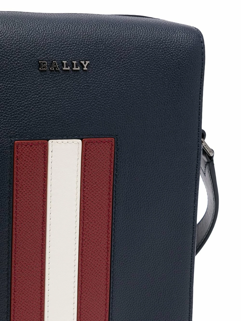 Prix Avantageux Bally Sacoche en cuir grainé à détails rayés sacoches homme 6 Bally sacoche en cuir grainé à détails rayés