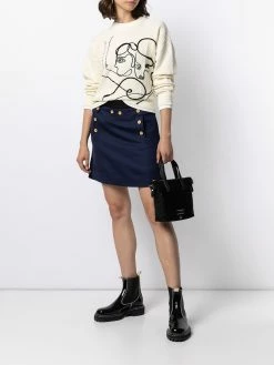 Bally mini sac à main à patch logo