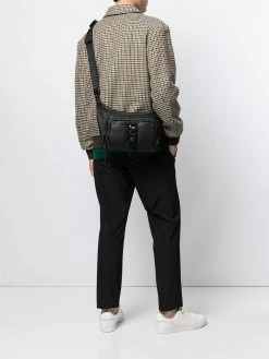 Bally sac porté épaule en cuir à logo imprimé