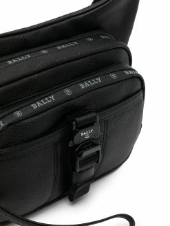 Bally sac porté épaule en cuir à logo imprimé