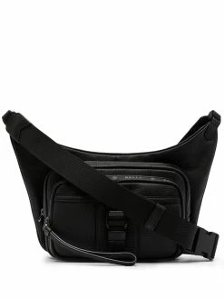 Bally sac porté épaule en cuir à logo imprimé