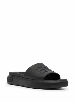 Bally sandales en cuir à logo embossé