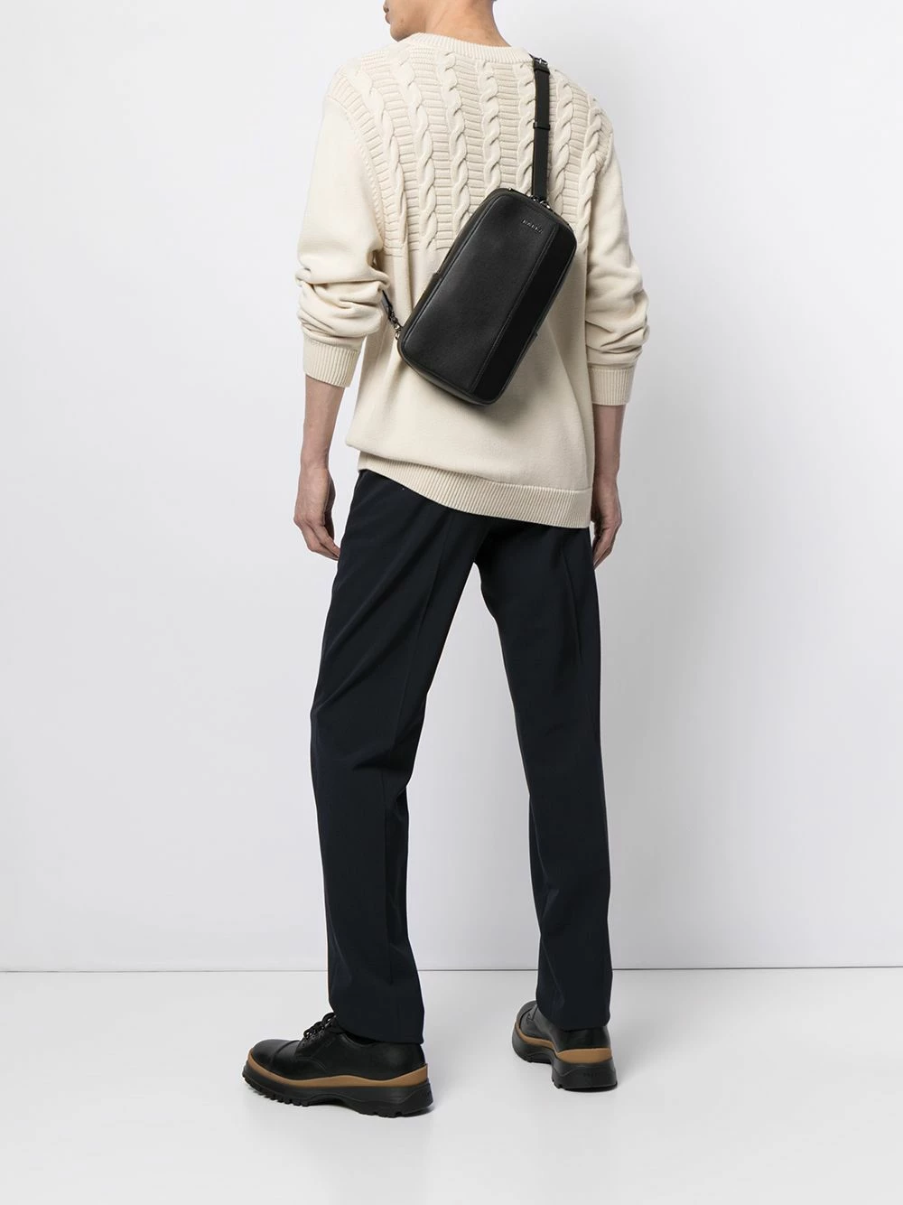 Bally Prix Compétitif Sacoche Elum en cuir sacs porté épaule homme 4 Bally sacoche Elum en cuir