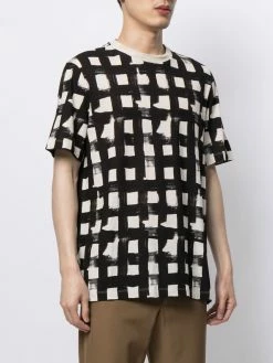 Bally t-shirt à imprimé coup de pinceau