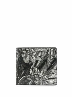 Bally portefeuille pliant à fleurs