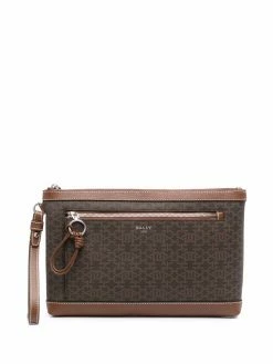 Bally pochette à motif monogrammé