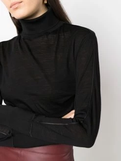 Bally pull à col roulé en laine mélangée