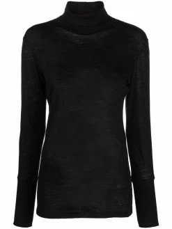 Bally pull à col roulé en laine mélangée