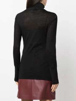 Bally pull à col roulé en laine mélangée