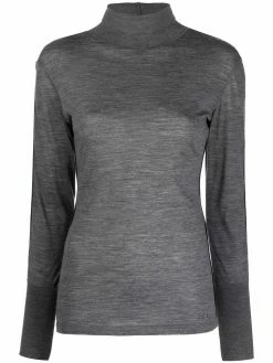 Bally pull à col roulé en laine mélangée