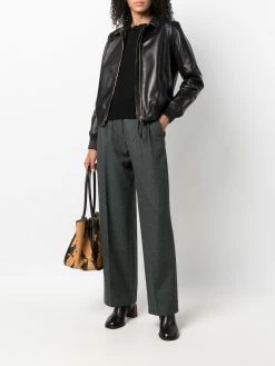 Bally veste bomber en cuir