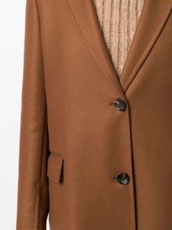 Bally manteau mi-long à simple boutonnage