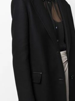 Bally manteau cintré à simple boutonnage