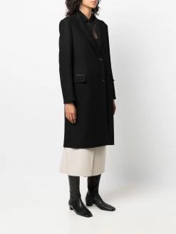 Bally manteau cintré à simple boutonnage