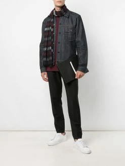 Bally grande pochette Bollis en cuir