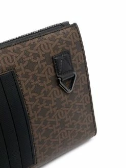 Bally pochette à imprimé monogrammé