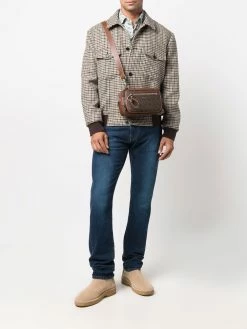 Bally sac porté épaule zippé à motif monogrammé