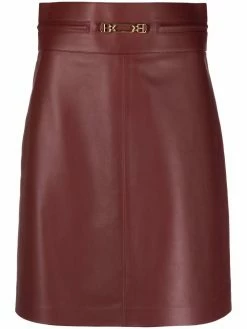 Bally jupe mi-longue en cuir