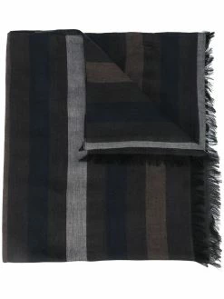 Bally écharpe rayée à logo