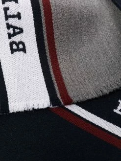Bally écharpe en laine à logo imprimé