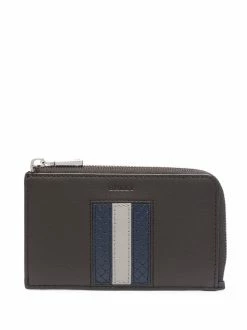 Bally portefeuille en cuir Ă rayures