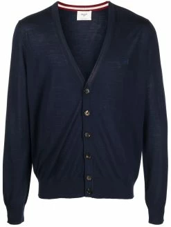 Bally cardigan cintré en maille fine