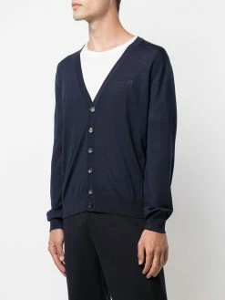 Bally cardigan cintré en maille fine