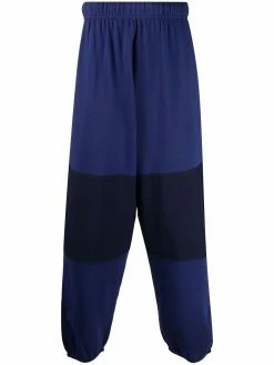 Bally pantalon de jogging bicolore en coton biologique