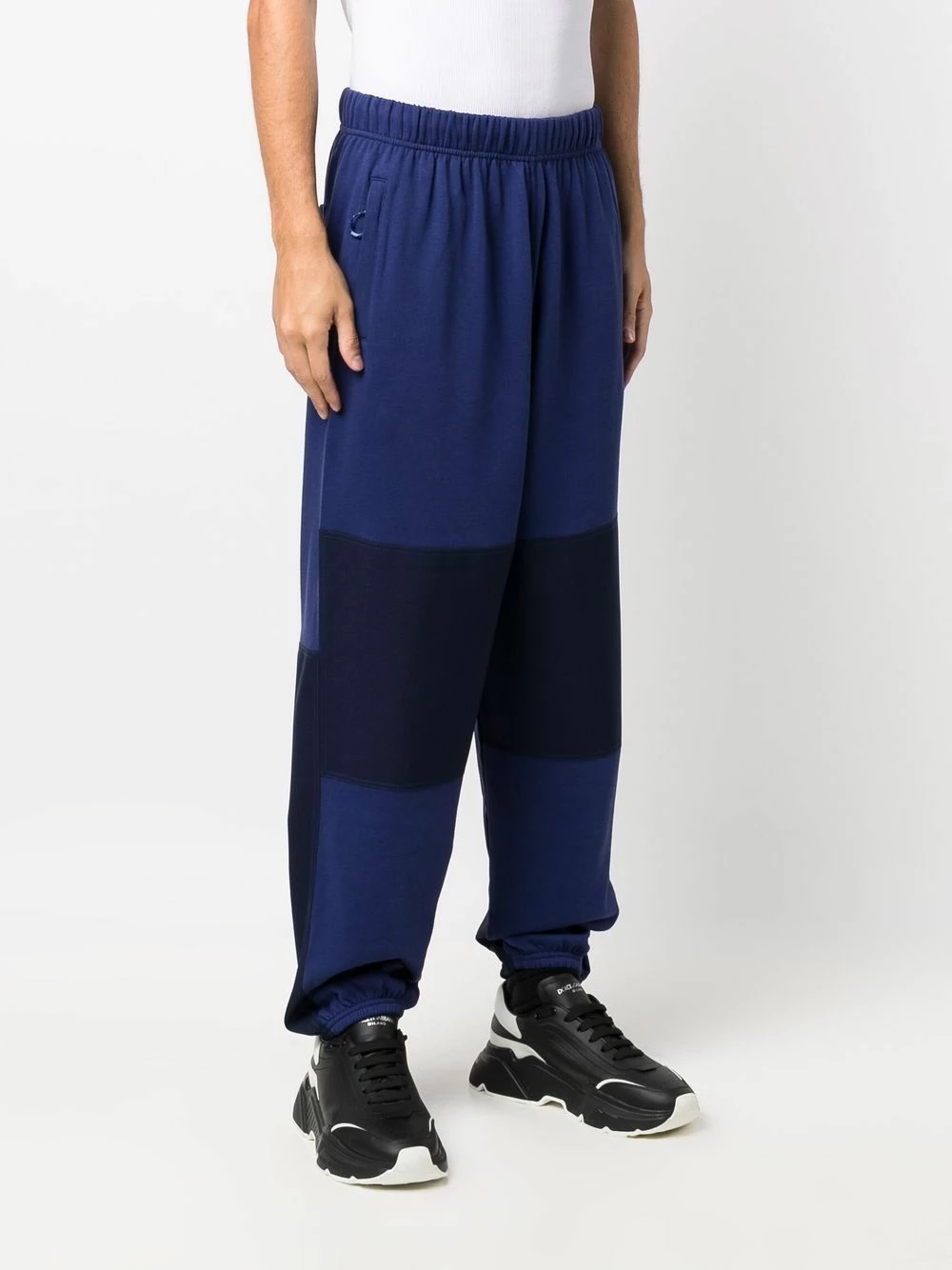 Bally Prix De Rêve Pantalon de jogging bicolore en coton biologique pantalons de survêtement homme 5 Bally pantalon de jogging bicolore en coton biologique