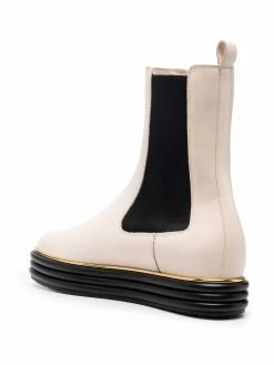 Bally bottines en cuir à plateforme
