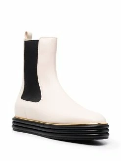 Bally bottines en cuir à plateforme