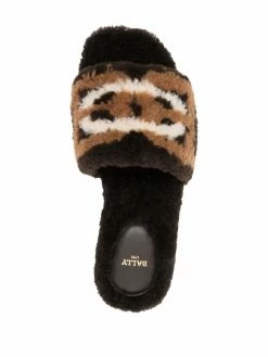 Bally Soldes Claquettes Peoni en peau lainée tongs & claquettes femme 9 Bally claquettes Peoni en peau lainée