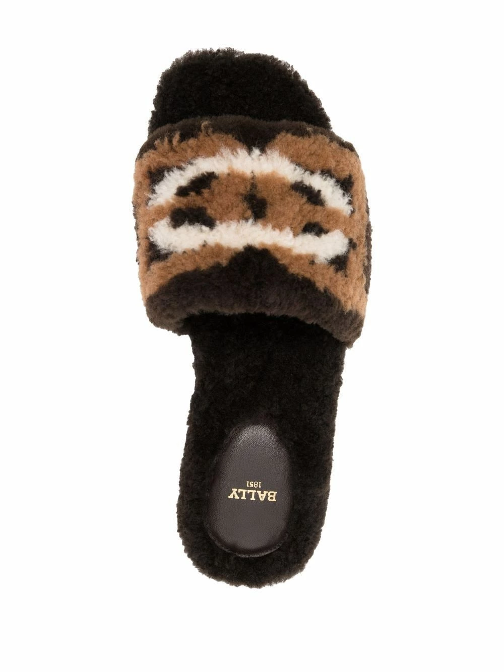 Bally Soldes Claquettes Peoni en peau lainée tongs & claquettes femme 6 Bally claquettes Peoni en peau lainée