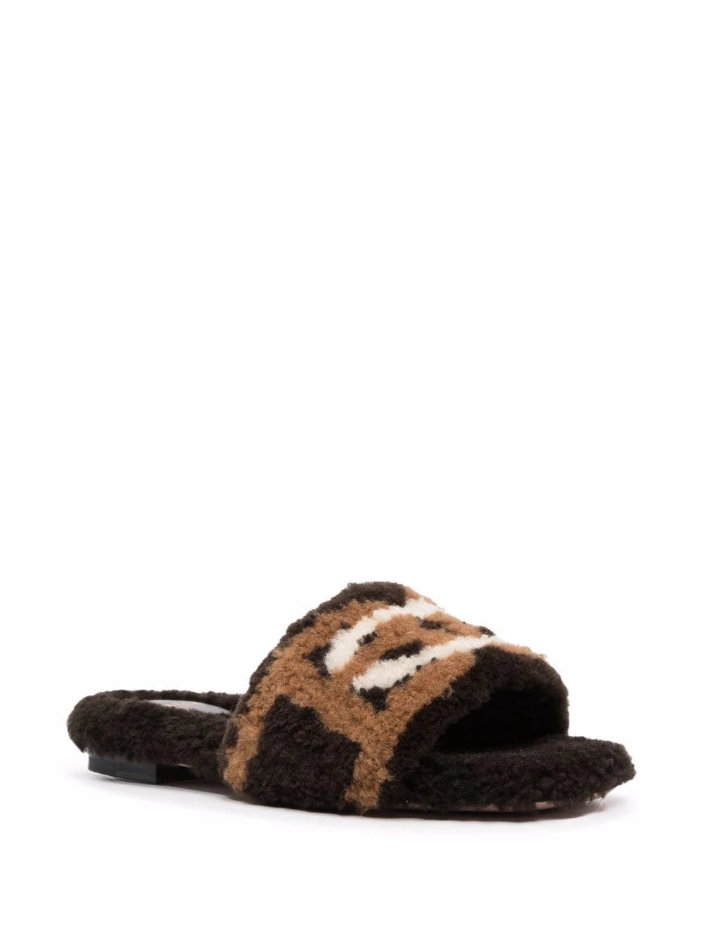 Bally Soldes Claquettes Peoni en peau lainée tongs & claquettes femme 4 Bally claquettes Peoni en peau lainée