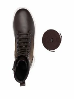 Bally bottines en cuir à lacets