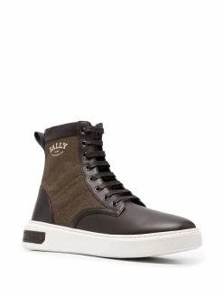 Bally bottines en cuir à lacets