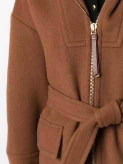 Bally manteau zippé à capuche