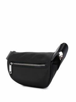 Bally sac banane zippé à patch logo