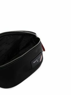 Bally sac banane zippé à patch logo