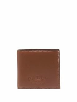 Bally portefeuille en cuir à logo embossé