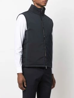 Bally gilet à col montant