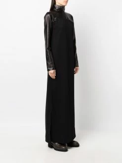 Bally robe longue à col montant