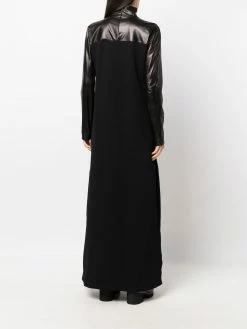 Bally robe longue à col montant